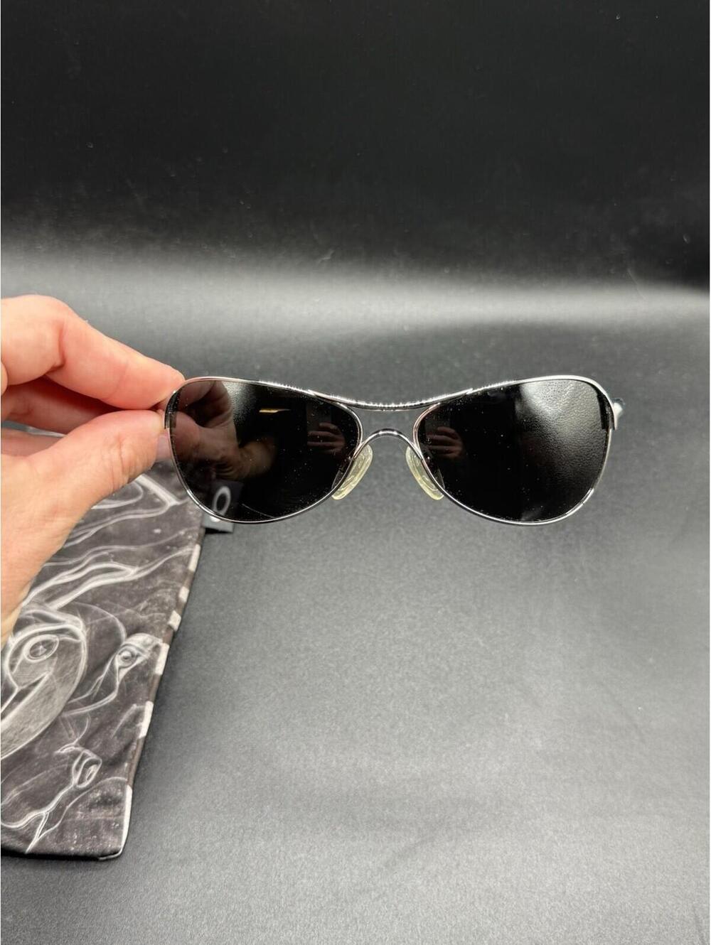 Oakley Warden Square O Chrome/VR28 Black Iridium Lenses 05-940
